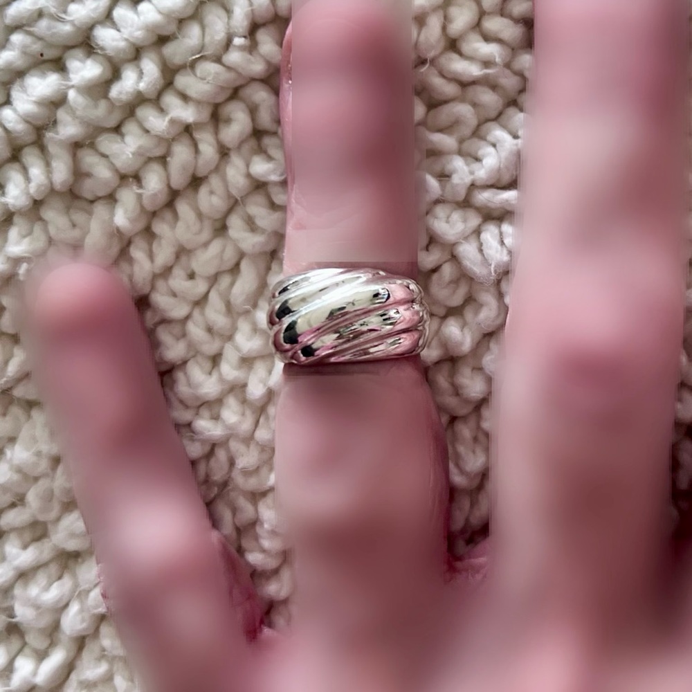 Dome Ring in Sterling Silver